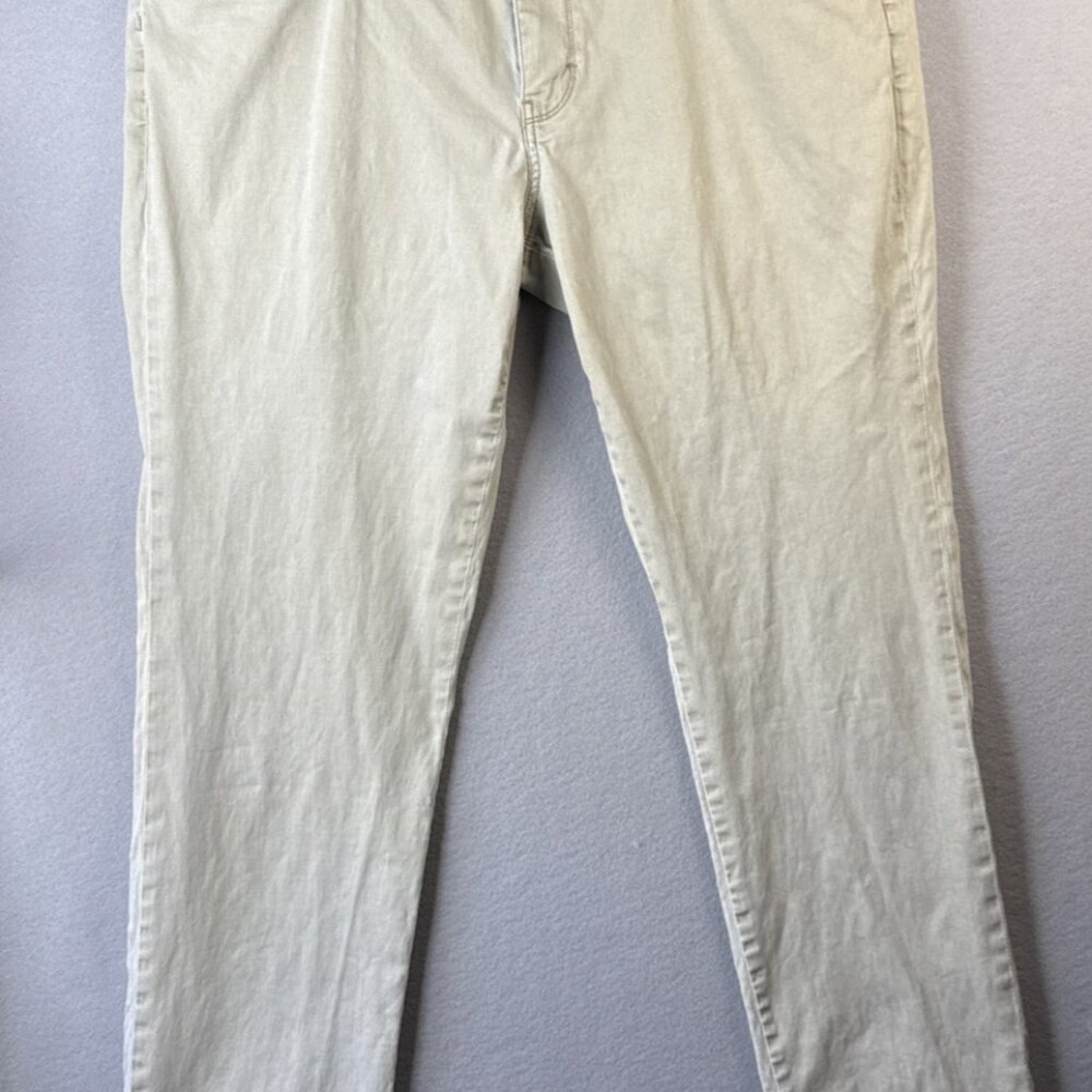 Tommy Bahama Flat Front Chino Pants Mens 40x34 Tan Straight Vacation Golf Cruise